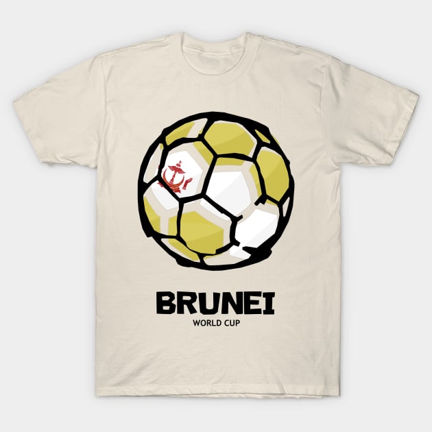 Brunei Football Country Flag T-Shirt by KewaleeTee